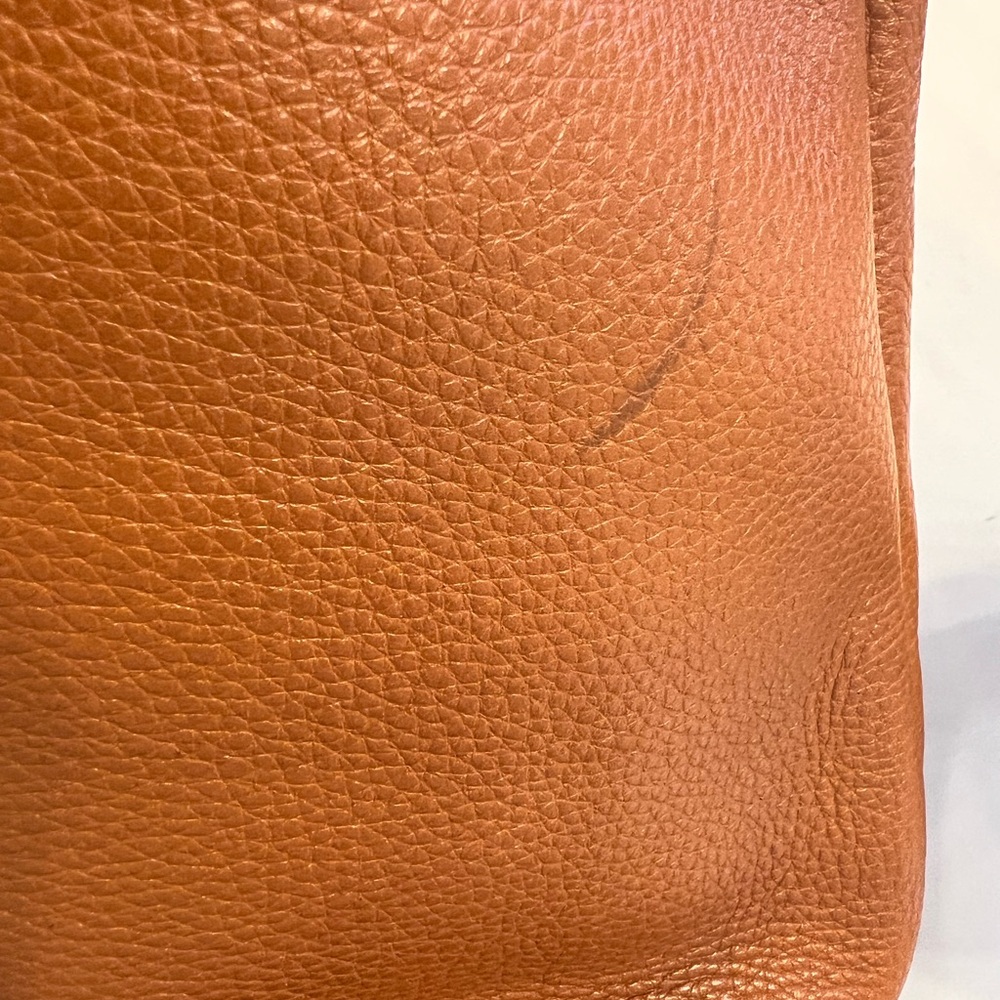 Dooney & Bourke Caramel Leather Shoulder Bag - Picture 6 of 6
